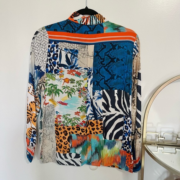 Multi print button down top - Picture 3 of 4